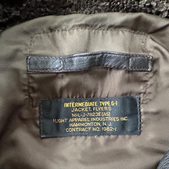 US NAVY ISSUE G-1 Flight Jacket - Picture 8 of 13